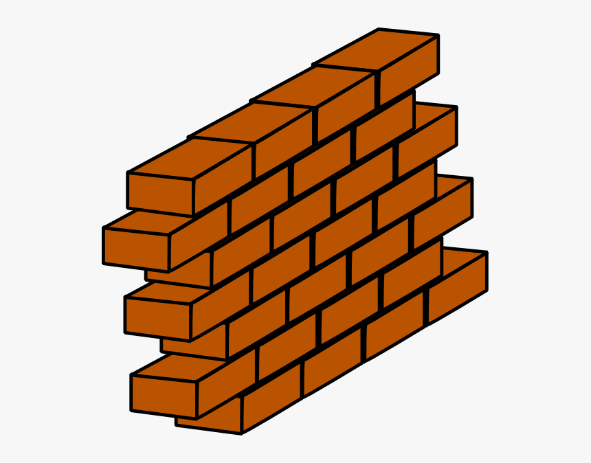 Firewall Clip Art - Brick Wall Clipart, HD Png Download