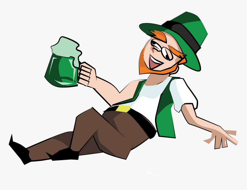 Alcohol Drinking Cartoon Png, Transparent Png