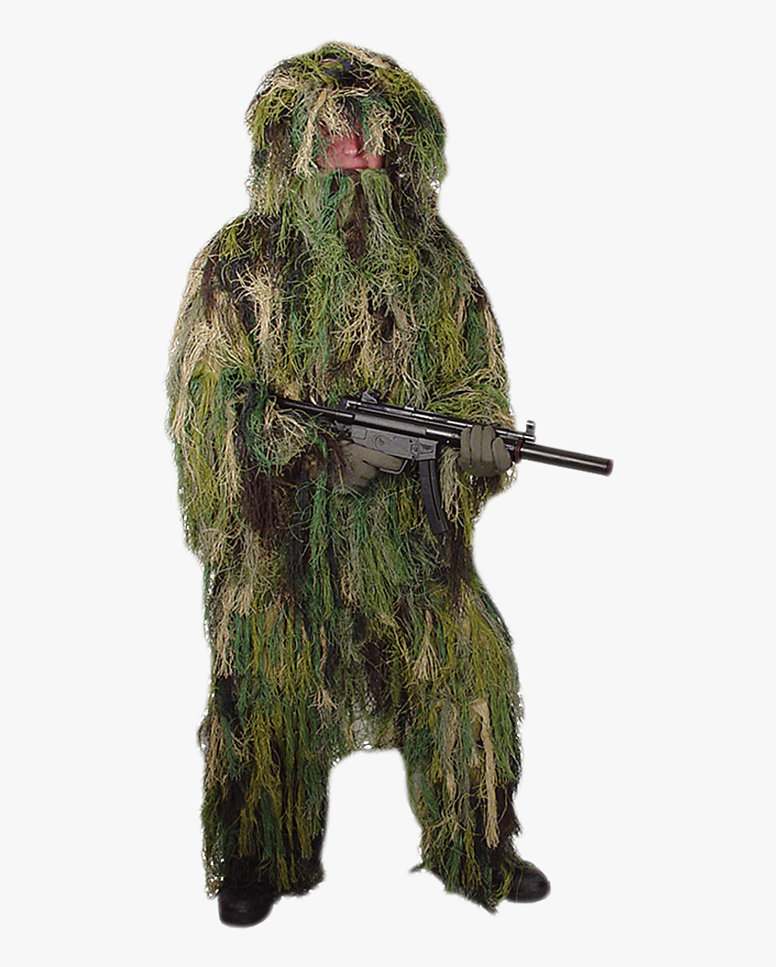Ghillie-suit - Camo Ghillie Suit, HD Png Download