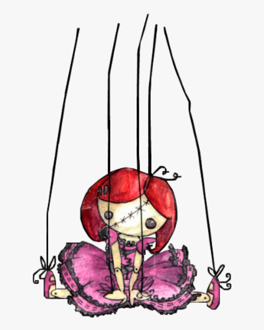#puppet #creepy #cute #doll #halloween #freetoedit - Me Siento Una Marioneta, HD Png Download
