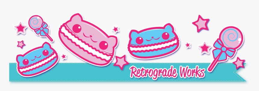 Retrograde Works Custom Designer Toys, Dolls, Kawaii - Kawaii Pastel Goth Pastel Png, Transparent Png