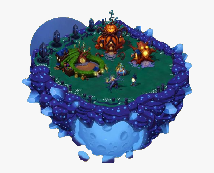Spookymoonisland - Dragonvale Moon Island Theme, HD Png Download