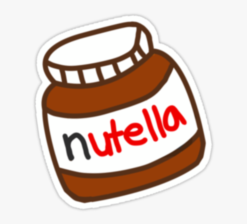 #nutella #chocolate #nuts #hazelnut @nievesart #freetoedit - Cute Stickers Png, Transparent Png