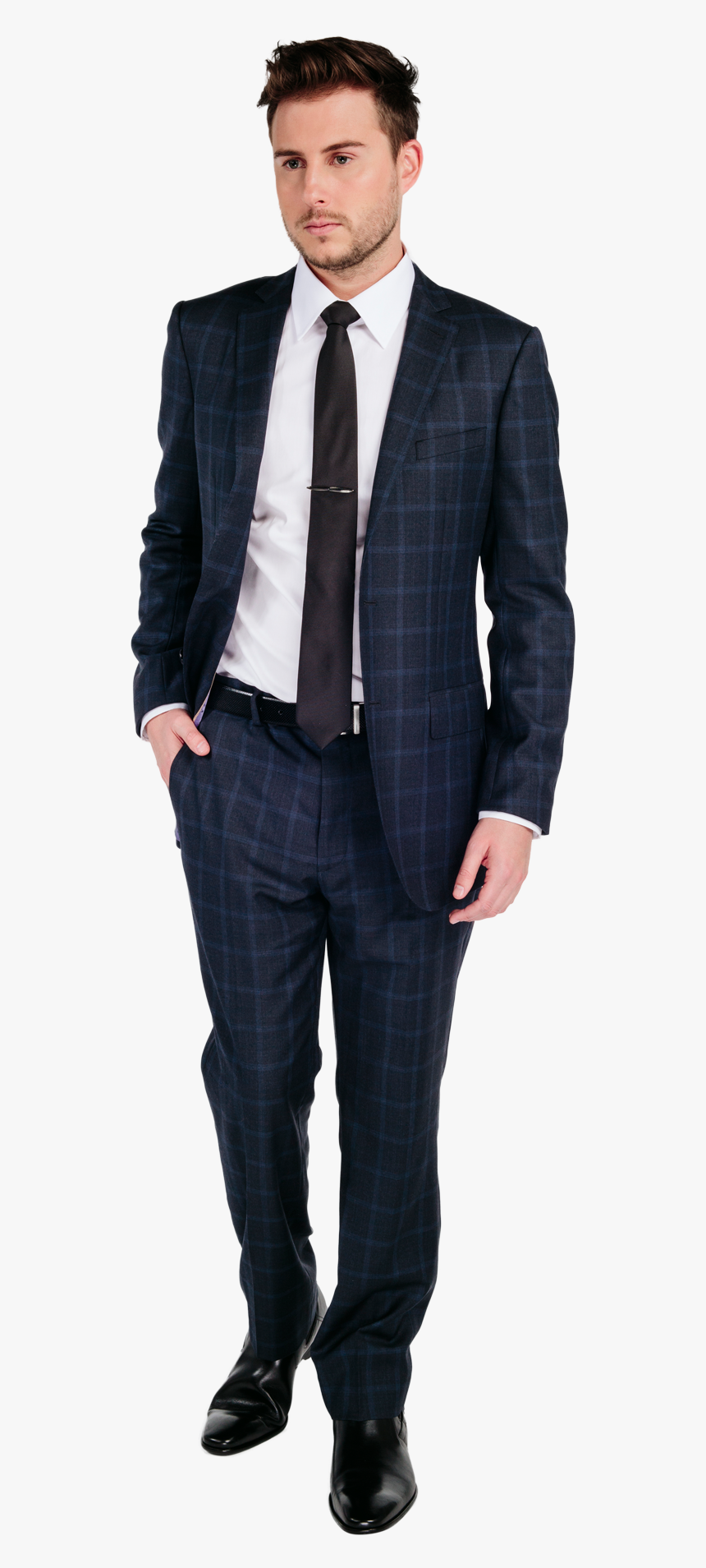 Full Body Man In Suit Png, Transparent Png