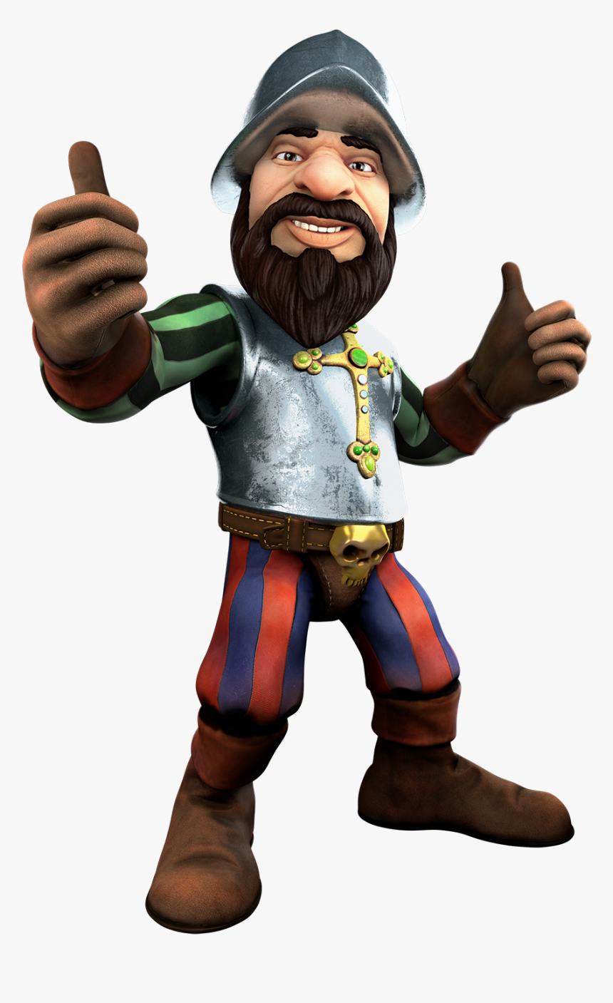 10 Character Pose 04 Gonzosquest Biggame Thumbnail - Gonzo's Quest, HD Png Download