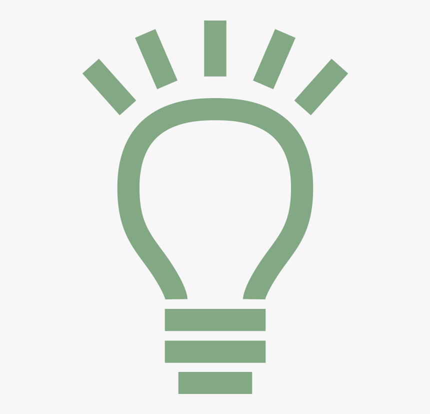 Lightbulb Clipart Green - Green Lightbulb, HD Png Download