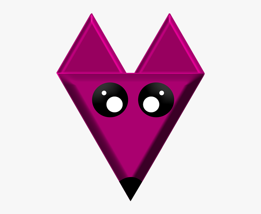 Fox, Logo, Purple, Animal, Icon, Design, Mascot, Head - Logotipas Lape, HD Png Download