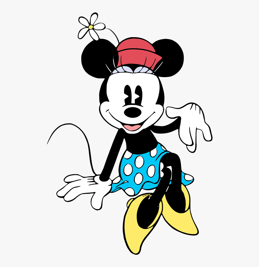 Black And White Minnie Mouse, HD Png Download