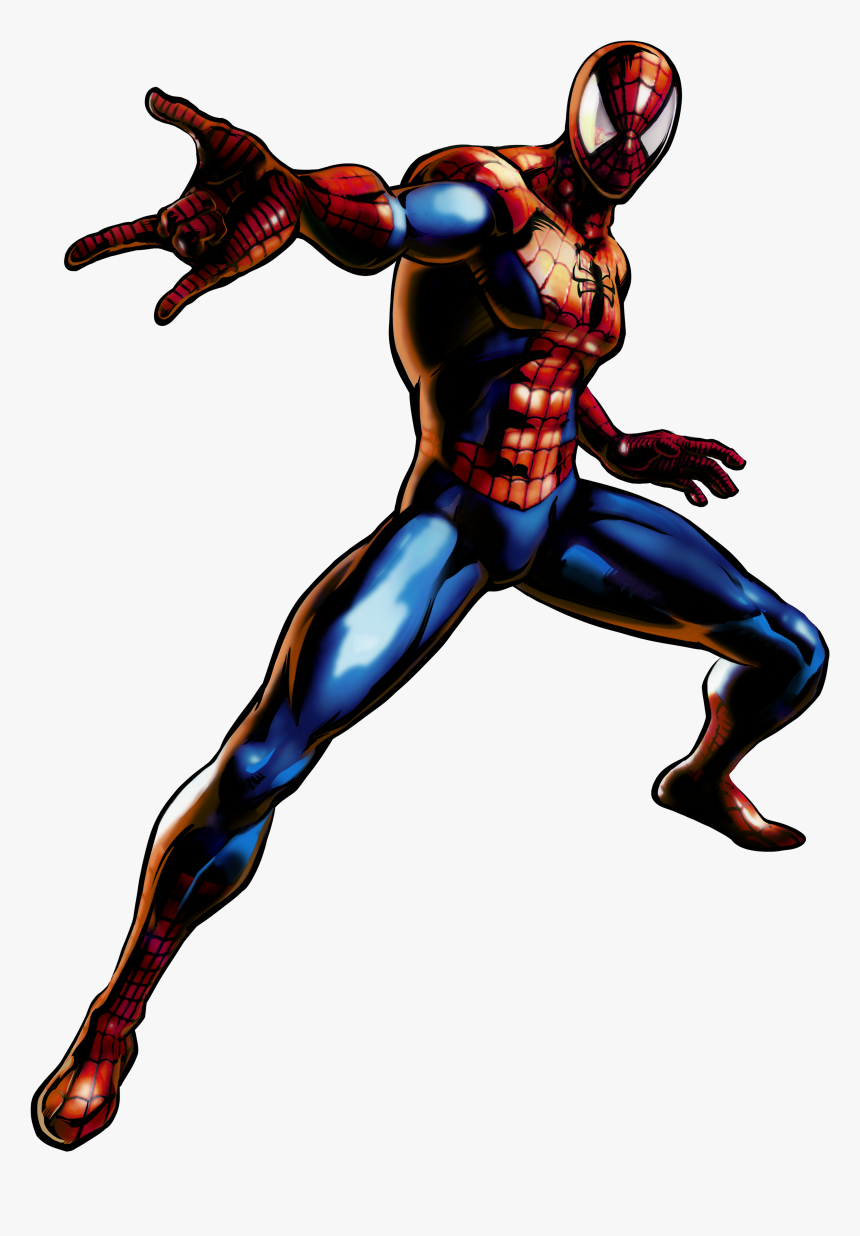 Ultimate Marvel Vs Capcom - Marvel Vs Capcom 3 Spiderman, HD Png Download