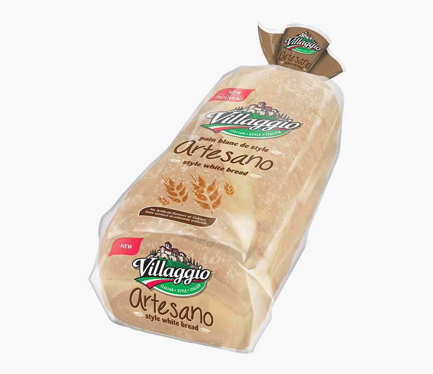 Villaggio Artesano Style White Bread - Villaggio Artesano Bread, HD Png Download