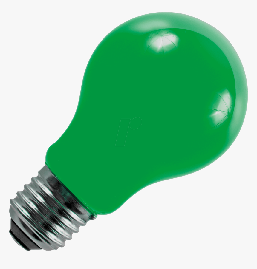 Led Bulb E27, 1 W, 20 Lm, Grün, Filament Schiefer Lighting - Blue Led Bulb Png, Transparent Png