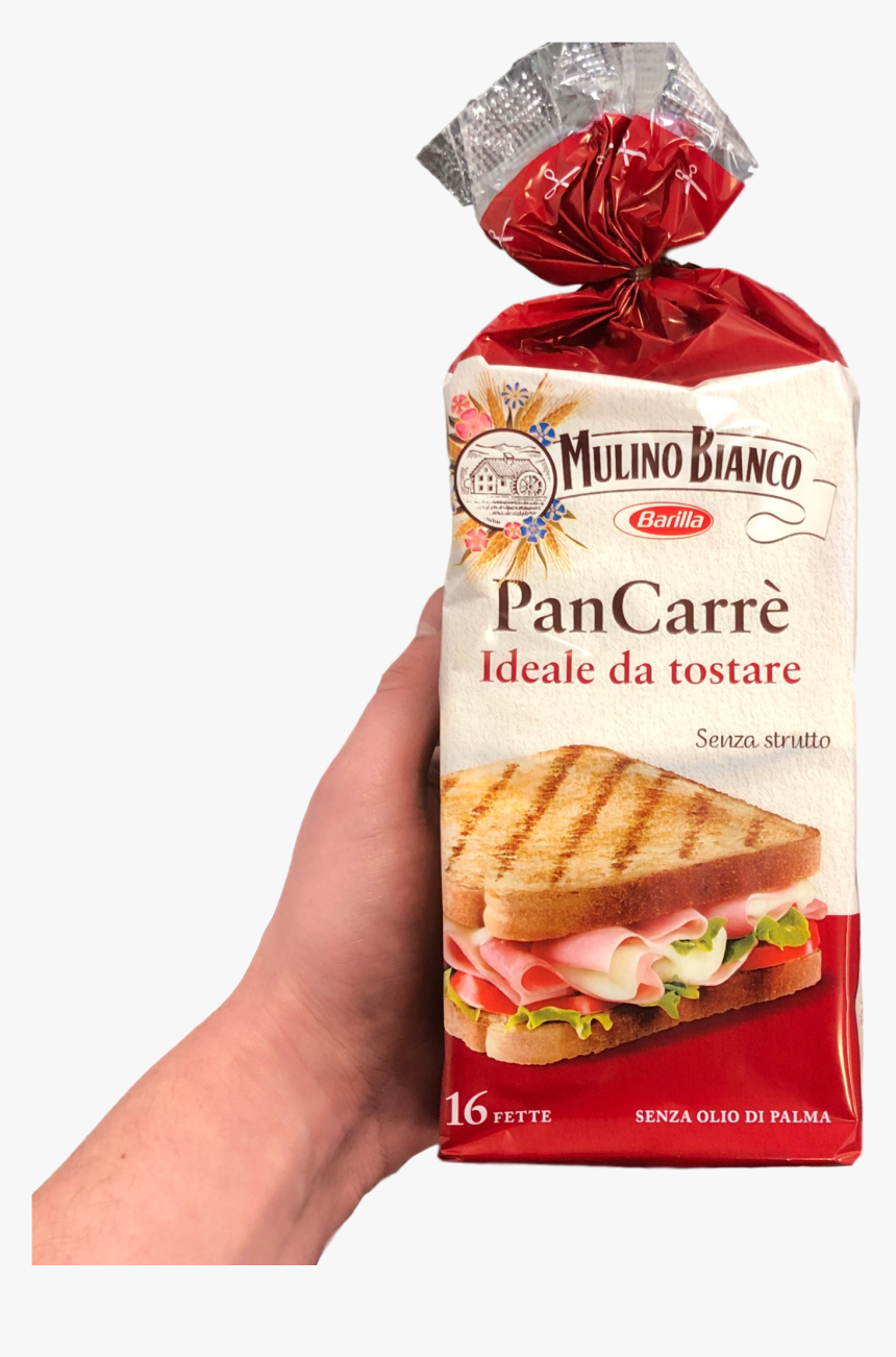 Mulino Bianco Pancarre 16 Slices White Bread Gr 285 - Mulino Bianco, HD Png Download