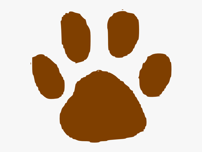 Clip Art Dino Foot Clip Art - Animal Foot Print Clipart, HD Png Download