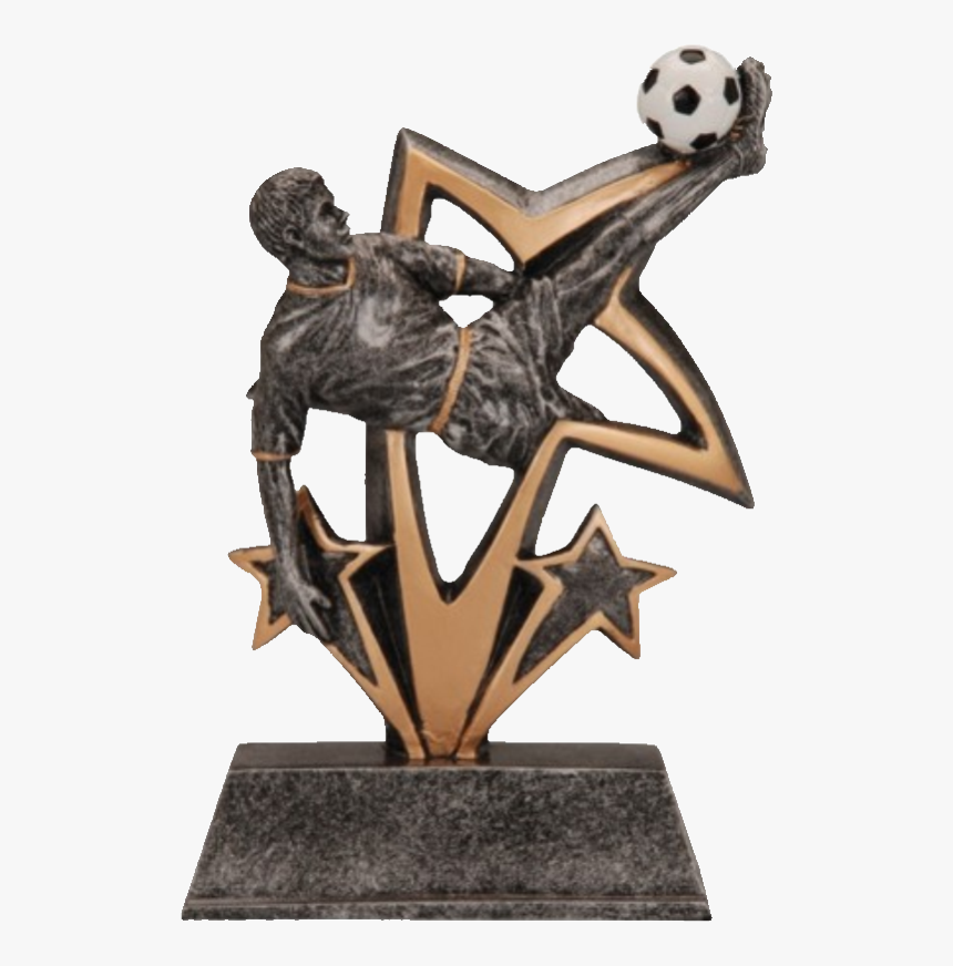 Soccer Trophies Png - Statue, Transparent Png