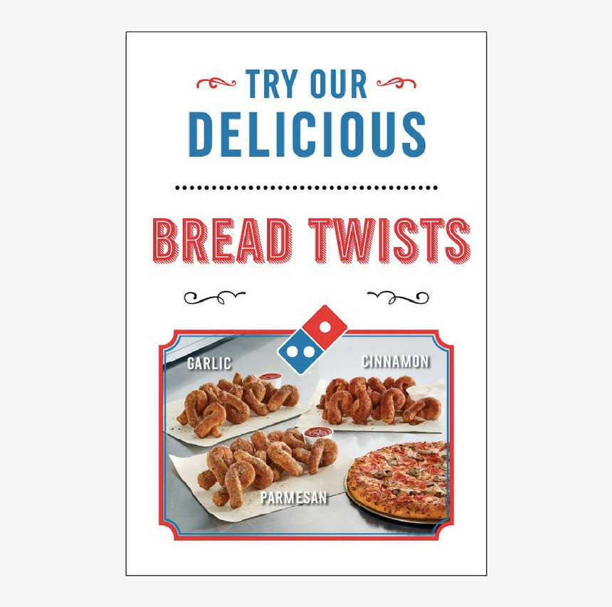 Delicious White Bread Twists Window Cling - Bread Cling, HD Png Download