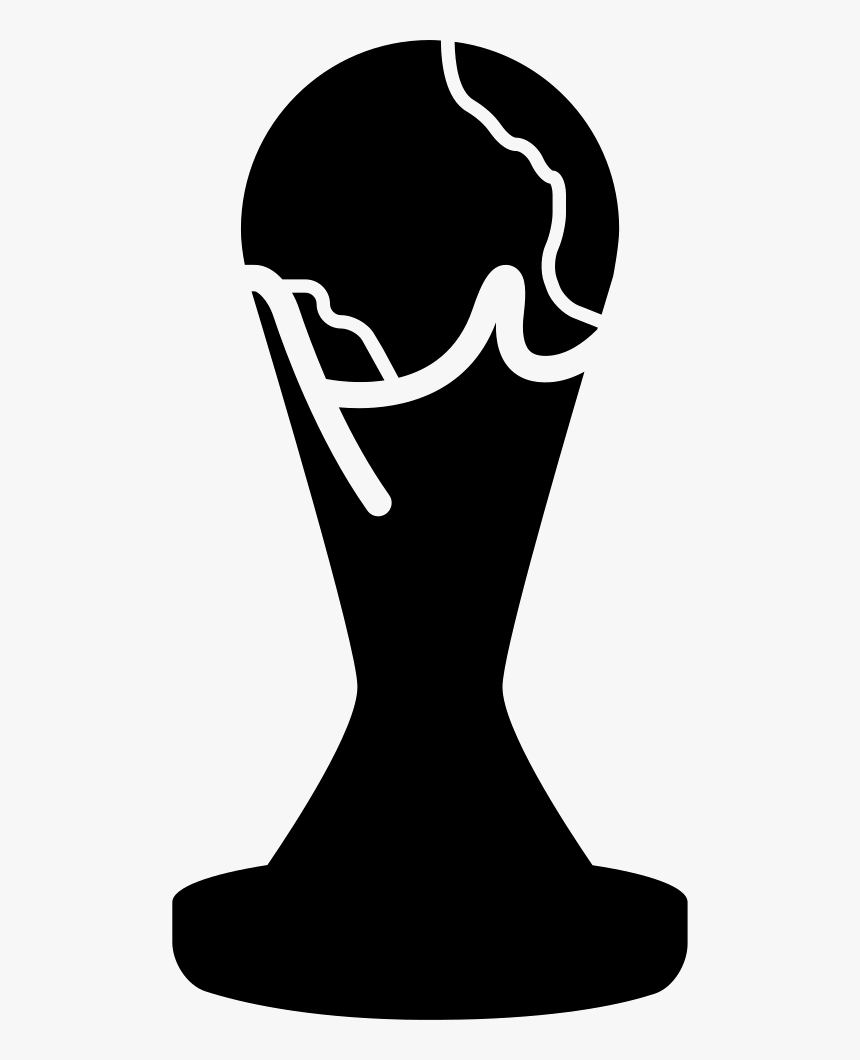 Soccer Trophy - Trophy Hd Png Black, Transparent Png