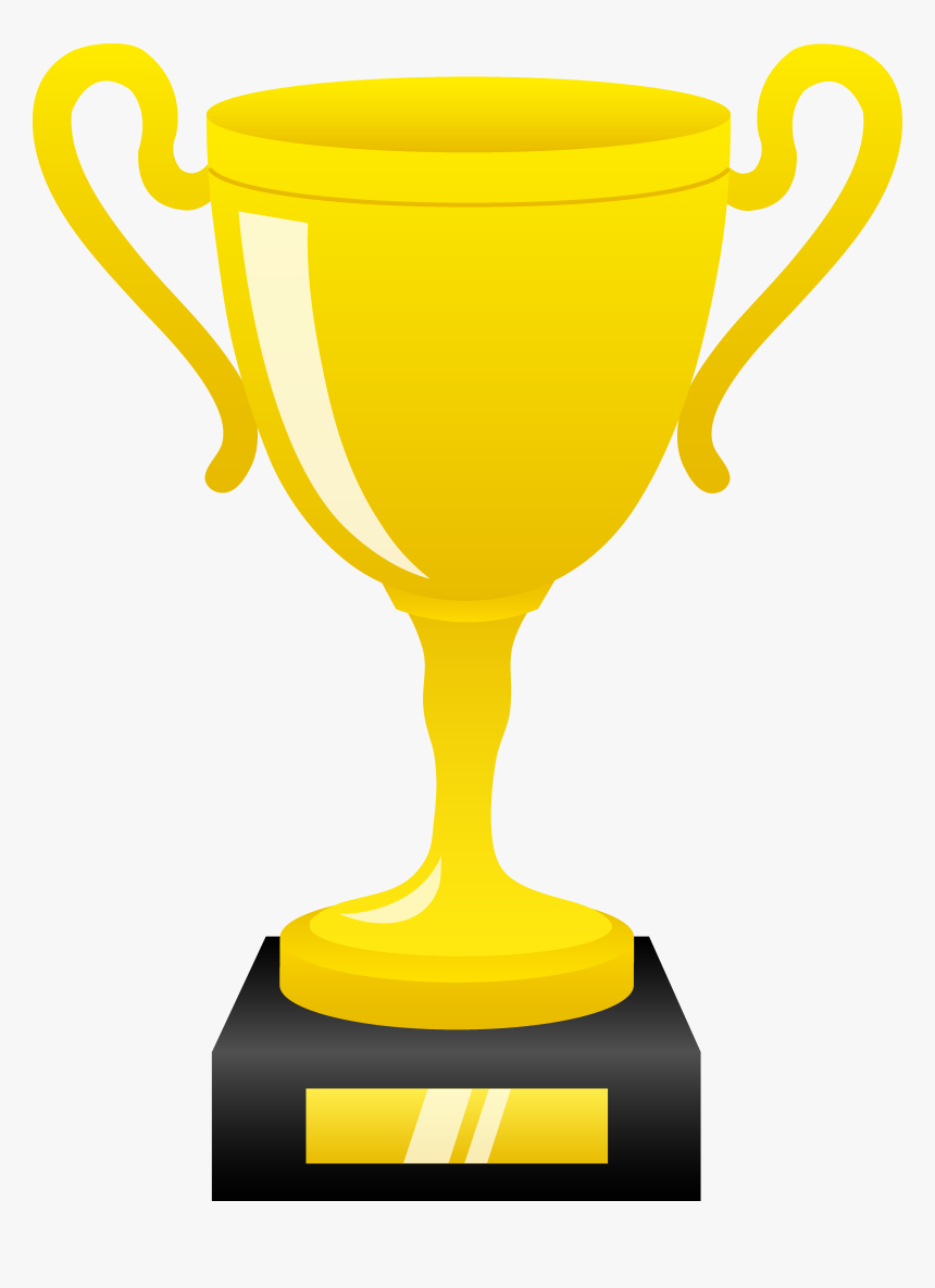 Gold Trophy Transparent - Trophy Clipart, HD Png Download