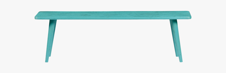 Blue Wood Bench, HD Png Download