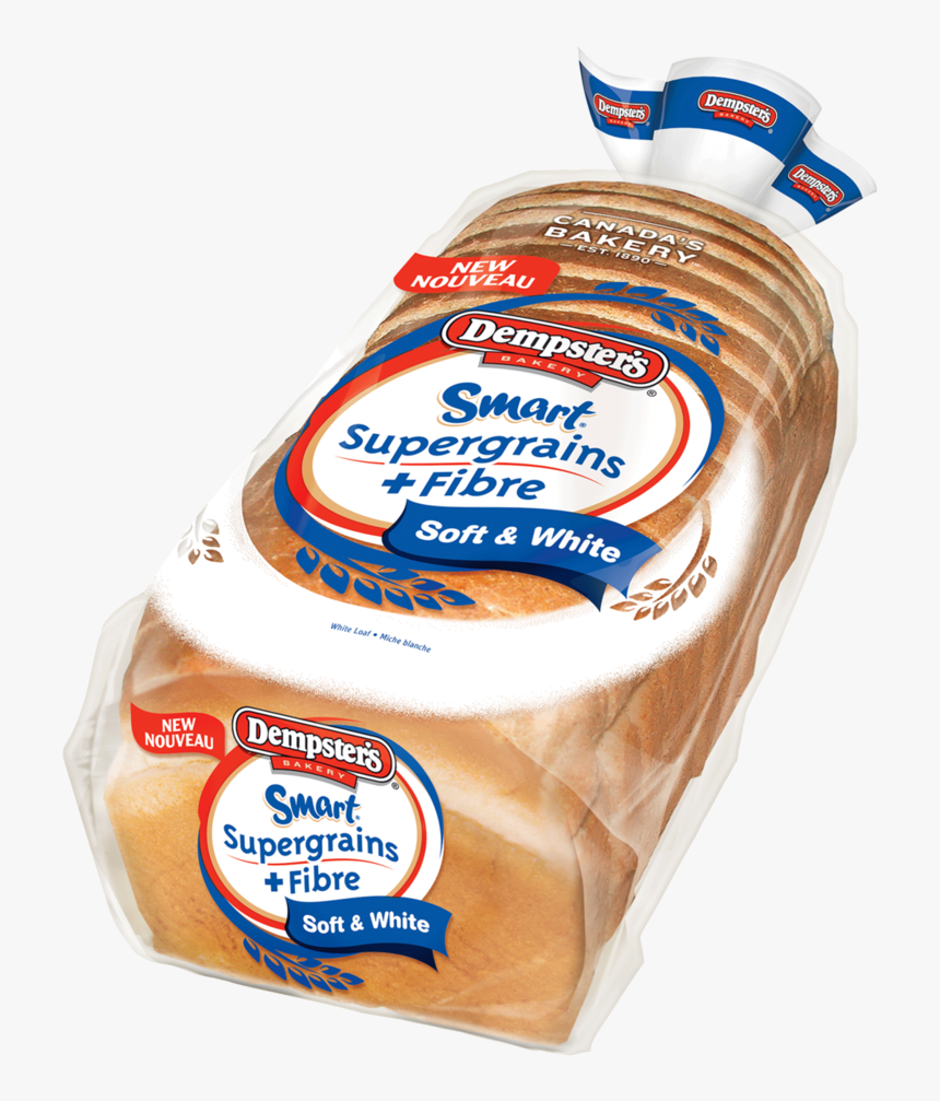 Dempster S® Smart Supergrains Fibre White Loaf - Ben's Smart Supergrains Fibre Sandwich Bread Wheat, HD Png Download