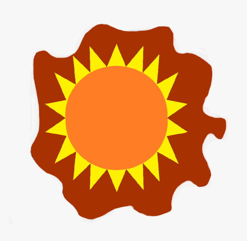 Blazing Sun Png - Cómo Dibujar El Sistema Solar, Transparent Png