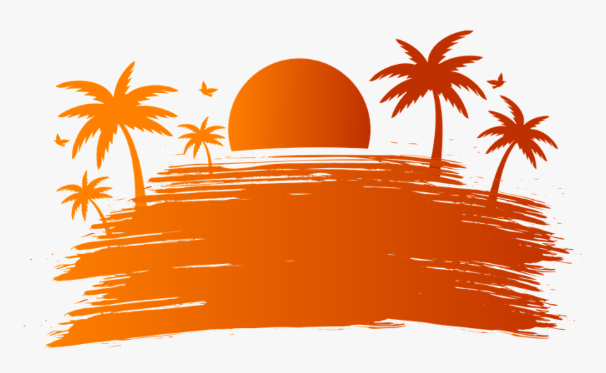 Summer Sunset Party Sun Nature Sea Ocean Orange - Sunrise Sunburn Sunset Repeat, HD Png Download