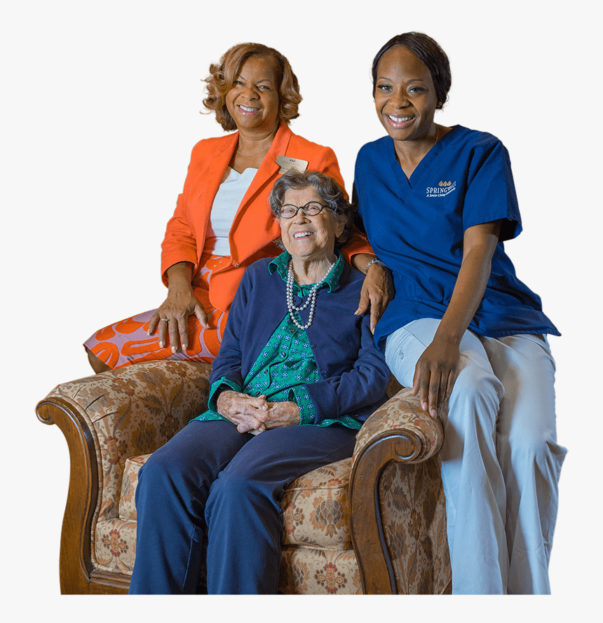 Meet Our Team At Springwell Senior Living - Sitting, HD Png Download