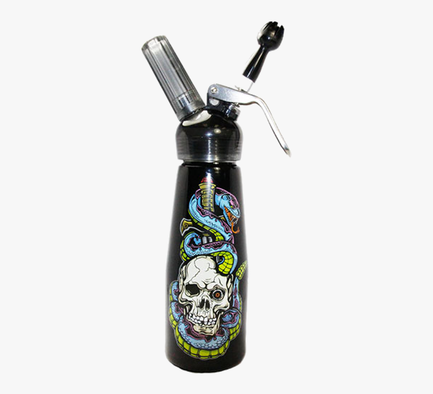 Skull Snake 1 Pint Suede Aluminum Dispenser - Water Bottle, HD Png Download