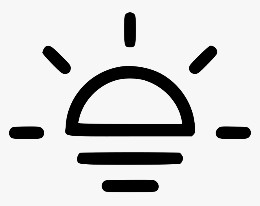 Sun Sunset Shine Orange Sea - Icon, HD Png Download