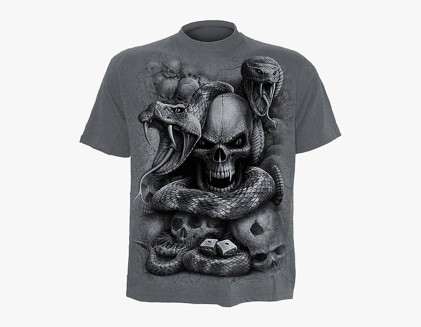 Snake Eyes T-shirt - Skull, HD Png Download