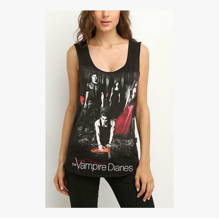 Vampire Diaries Damen T Shirts, HD Png Download