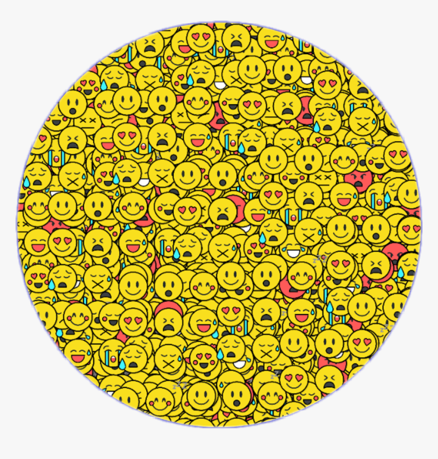 #emojicrowd #crowd #crowdemoji #circle #glitter #glitch, HD Png Download