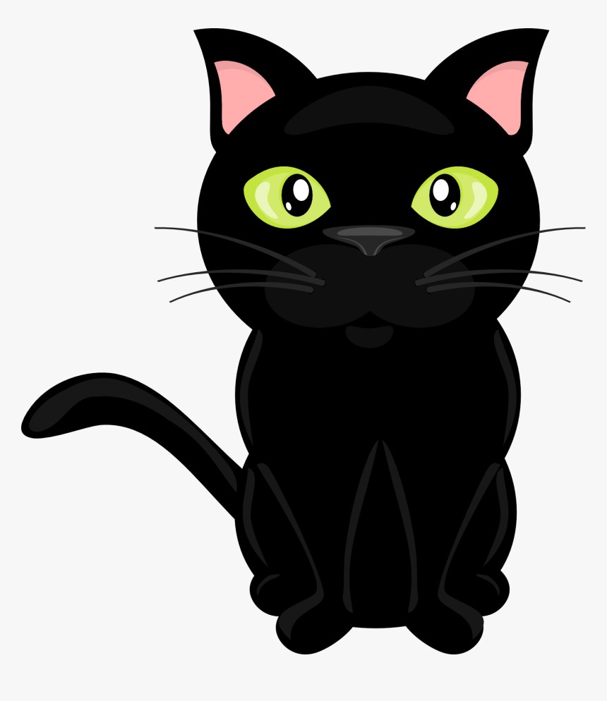 Kitty Clipart Rat - Black Cat Transparent Background, HD Png Download