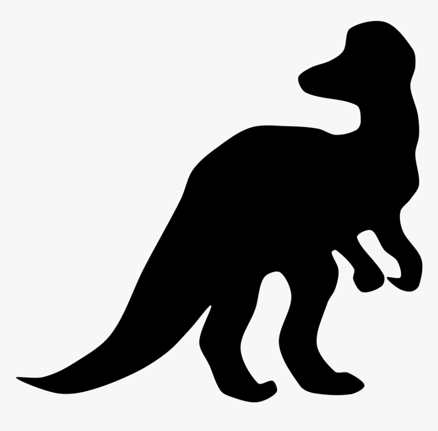 Corythosaurus Silhouette Clip Art - Dinosaurs Clipart Black, HD Png Download