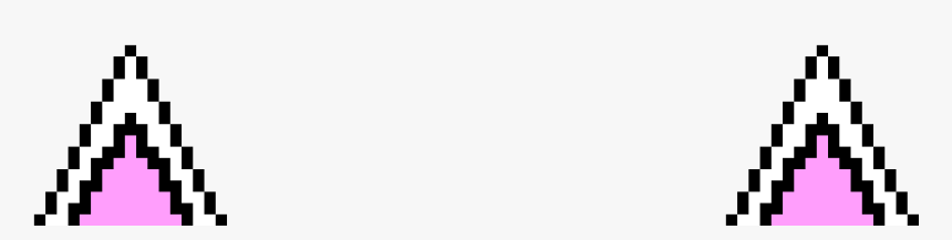 Black Cat Ears Png, Transparent Png