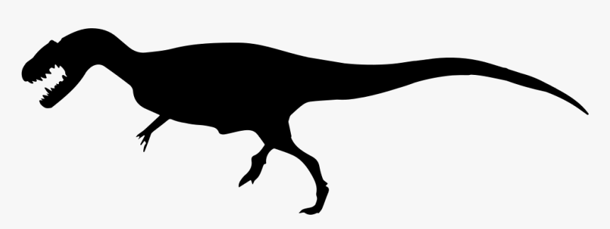 Allosaurus Dinosaur Shape - Allosaurus Compared To Human, HD Png Download