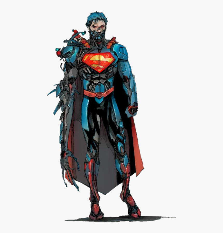 Superman Cyborg New 52, HD Png Download