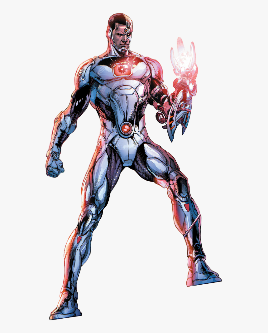 Cyborg Black Lightning Superman Superhero The New - Cyborg Png, Transparent Png