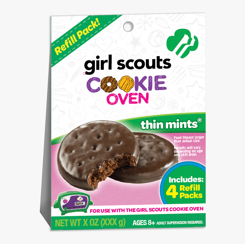 Basic Thinmint - Girl Scout Oven Cookies, HD Png Download