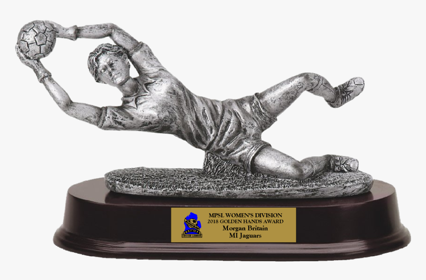 Soccer Goalkeeper - Women Soccer Trophy, HD Png Download