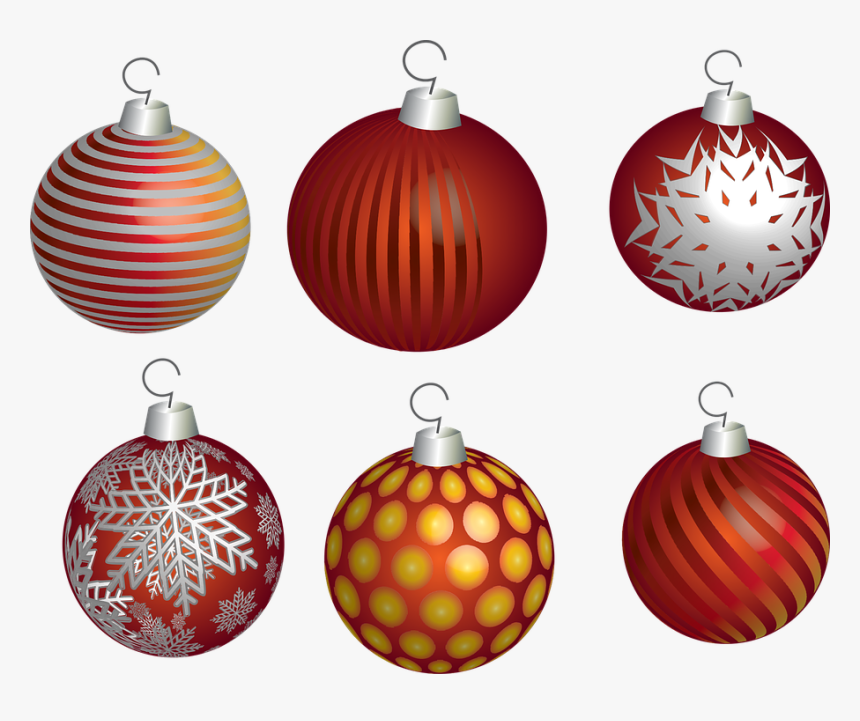 Christmas, Holiday, Ball, Decoration, Ornament, Red - Hiasan Bola Pohon Natal, HD Png Download