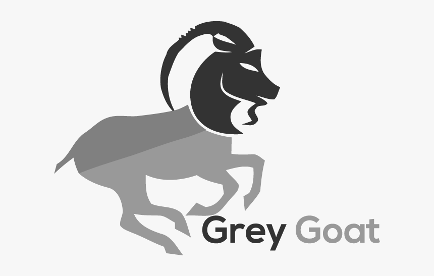Logo Design By Grd For Grey Goat Supply Ltd - Mountain Goat, HD Png Download