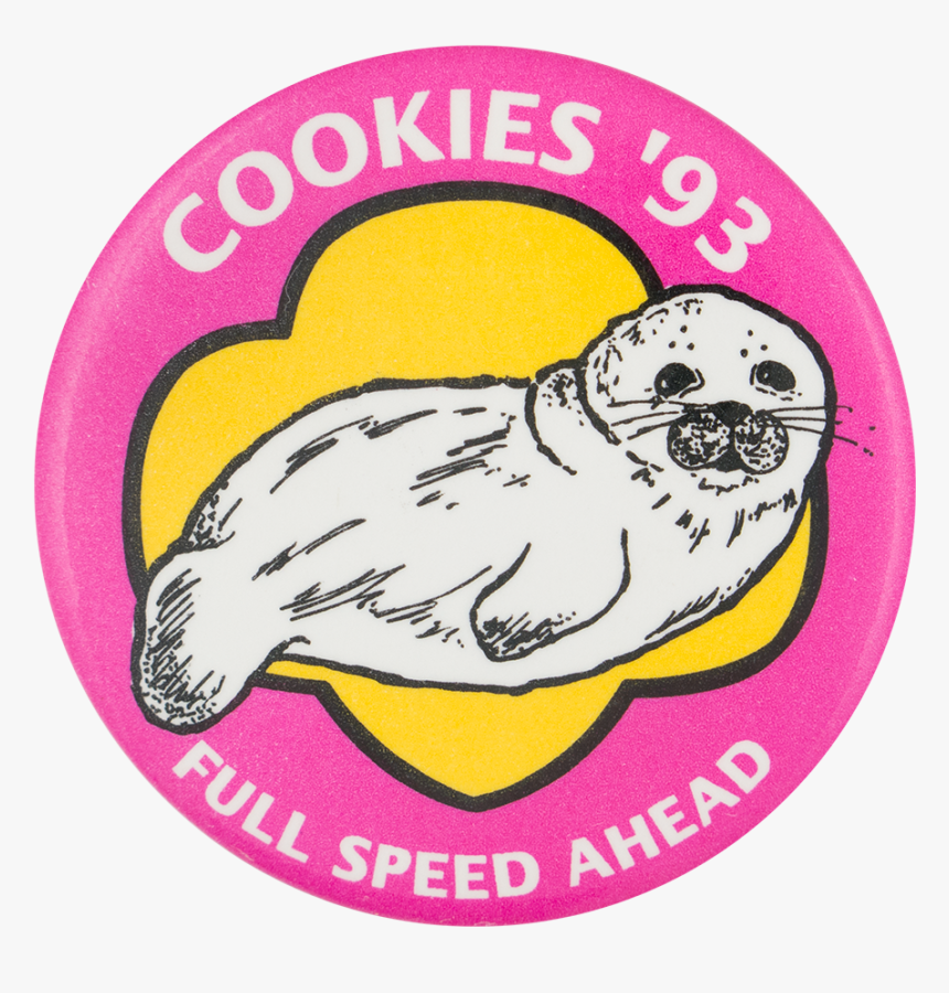 Girl Scout Cookies 1993 Event Button Museum - Lhasa Apso, HD Png Download