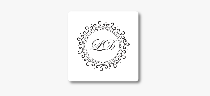 Annabelle Wedding Invitation Collection Coaster Personalized - Illustration, HD Png Download