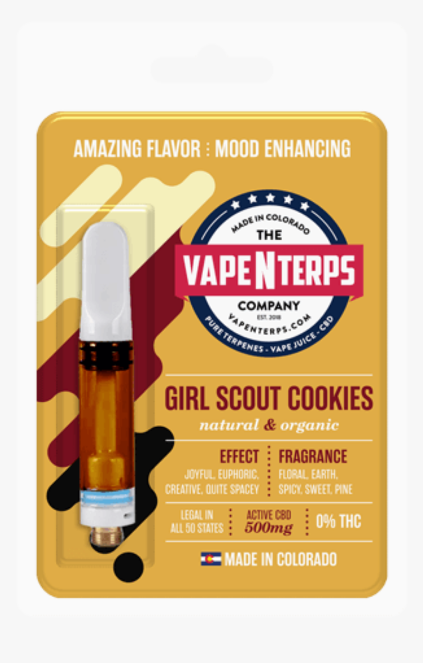 Vapenterps Concentrates Cartridges 500mg Gsc Cbd Vape - Grand Daddy Purple Cart, HD Png Download