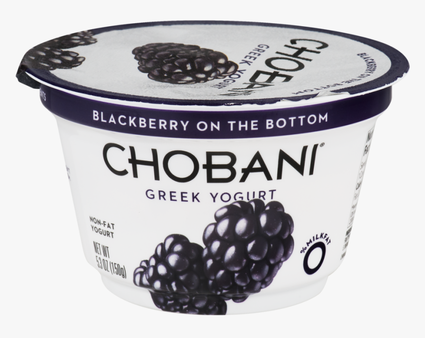 Chobani Greek Yogurt Blackberry, , Png Download - Chobani Plain Yogurt, Transparent Png