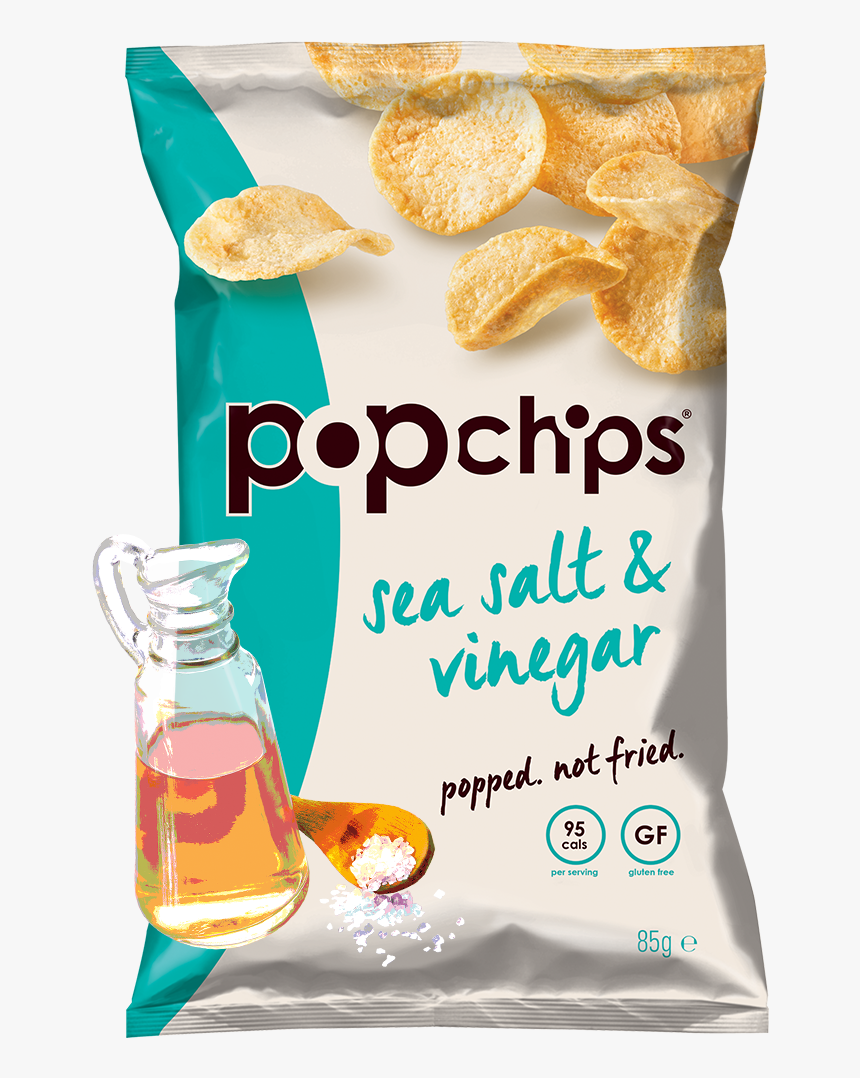 Https - //popchips Uk - S3 - Amazonaws - Bag Image/61/vinegar - Pop Chips Sour Cream, HD Png Download