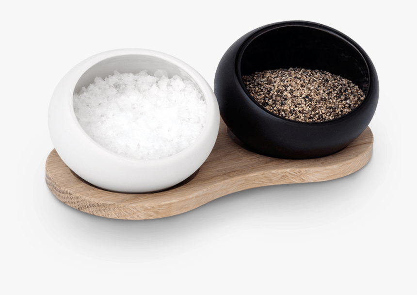 Sea Salt,fleur De Sel,food,bowl,seasoned Salt - Rosendahl Salt Og Pepper, HD Png Download