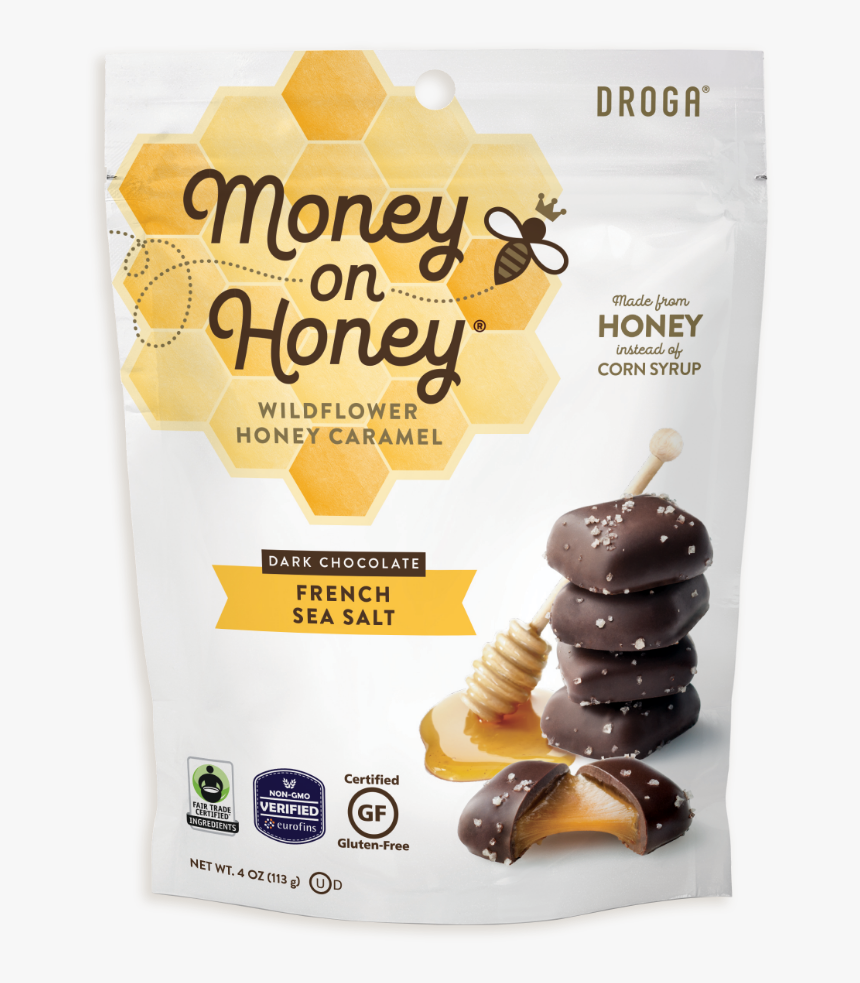 Droga Chocolates - Money On Honey Brown Rice Crispy, HD Png Download