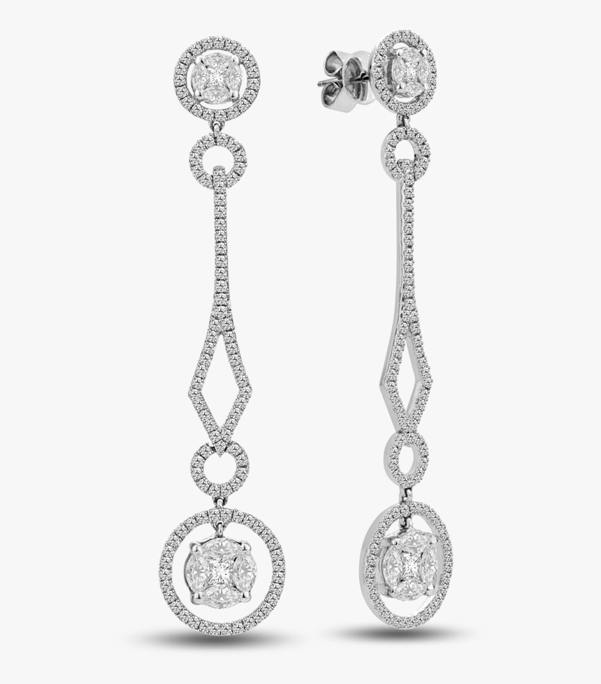 2 - 63 Ct - T - W - 14kw Adorne Diamond Earrings - Earrings, HD Png Download