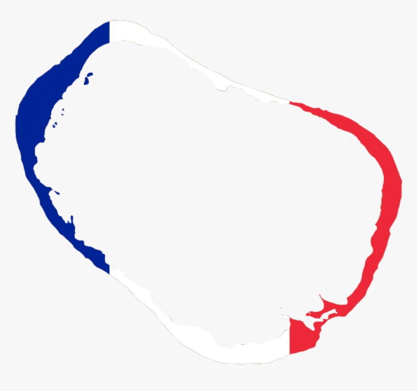 Flag Map Of Clipperton Island - Clipperton Island Flag Map, HD Png Download